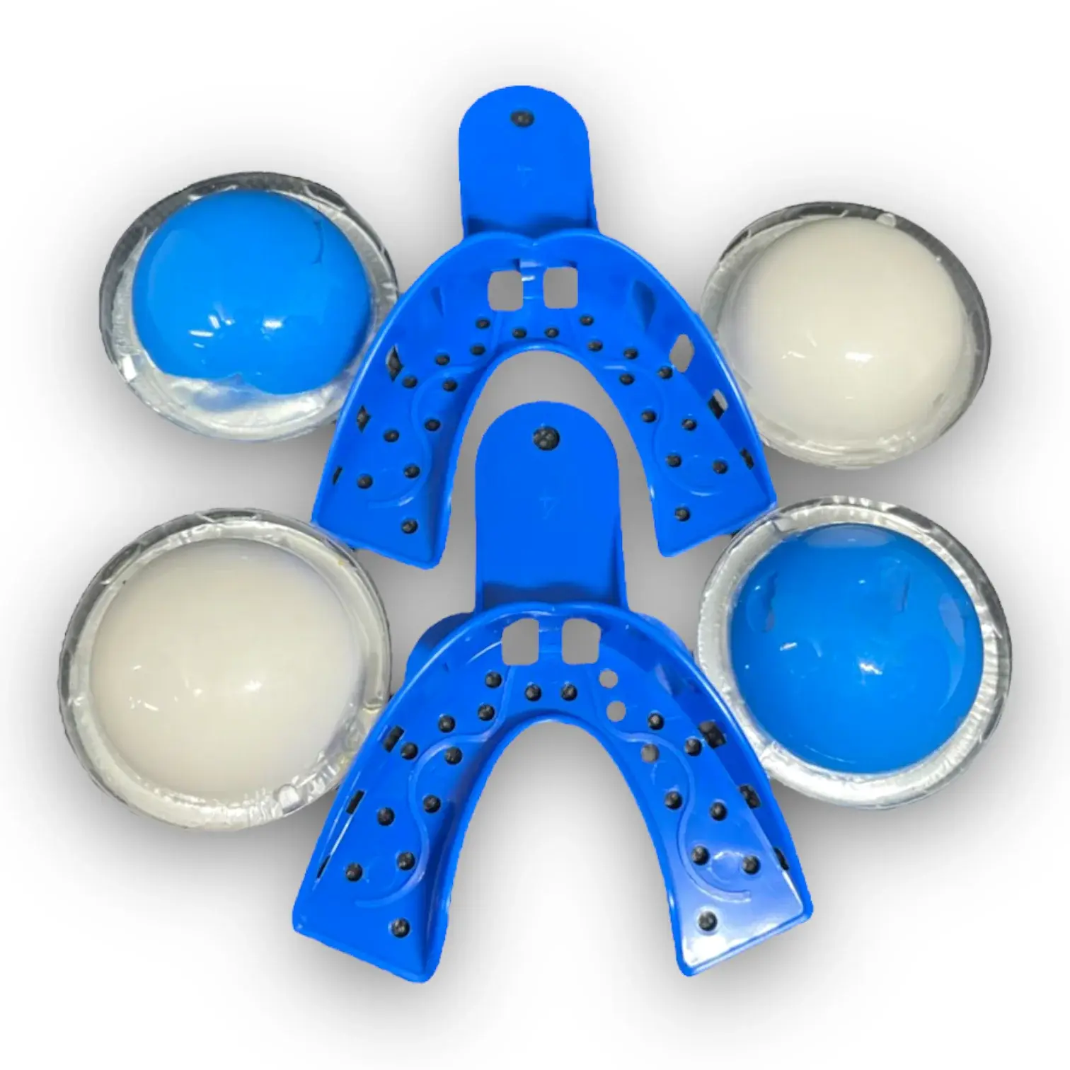 2 DENTAL MOLDS KIT IMPRESSION ( 1-2 EXTRA MOLD KITS )