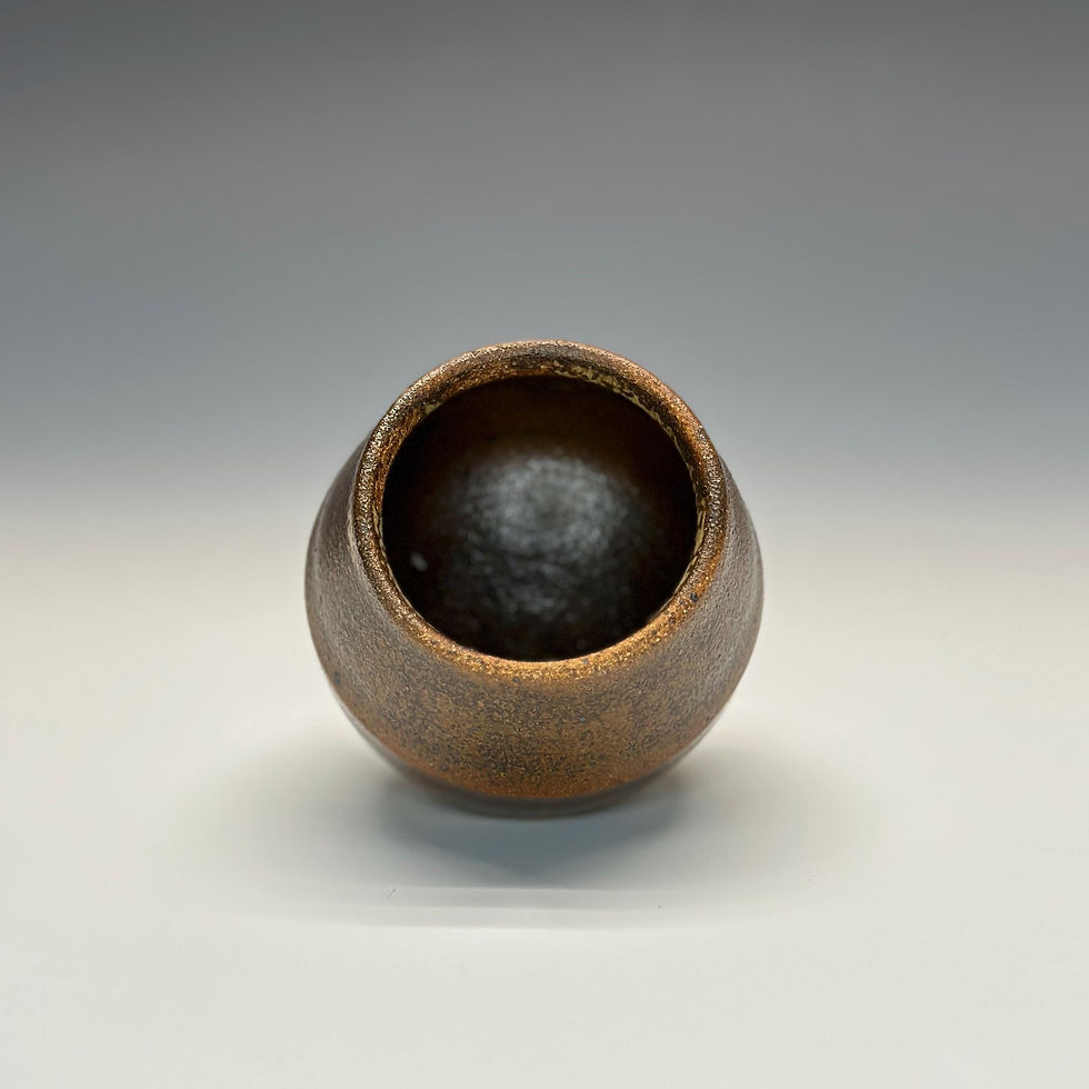 Thumbnail: Small Natural Wood Ash Glaze Tea Bowl