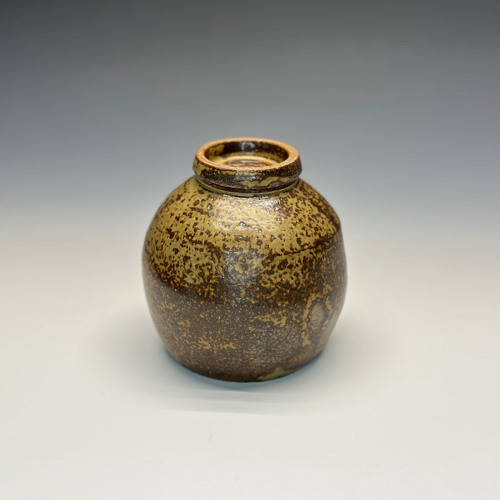 Thumbnail: Natural Wood Ash Glaze Tea Bowl