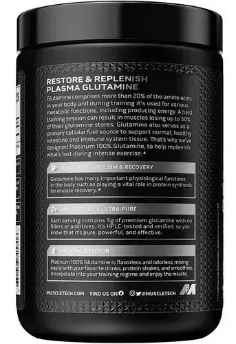 Miniatura: MuscleTech Platinum Glutamina 