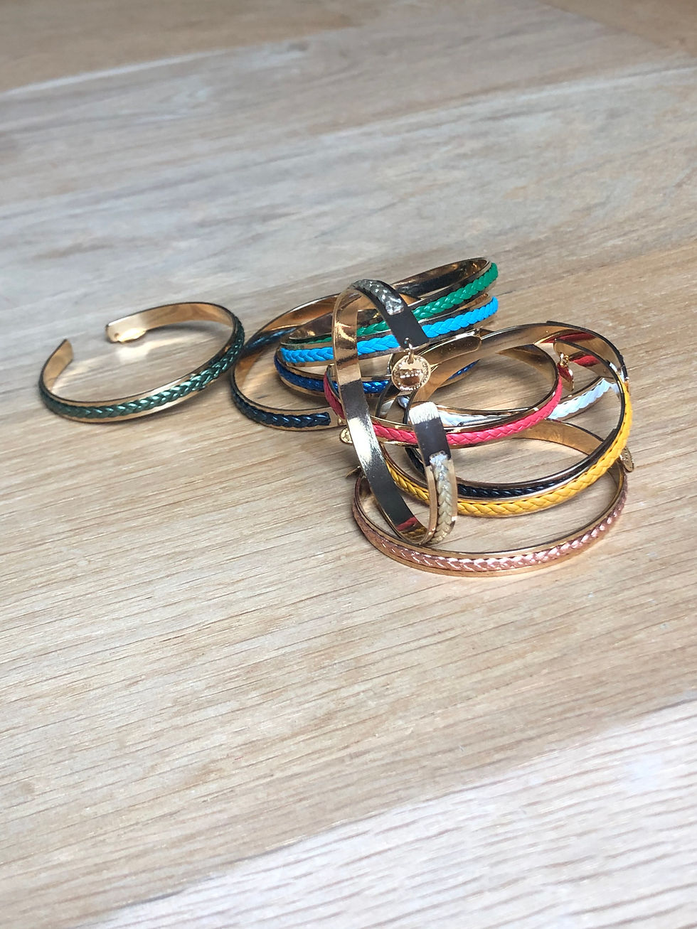 Miniature : Jonc cuir CAROLINE