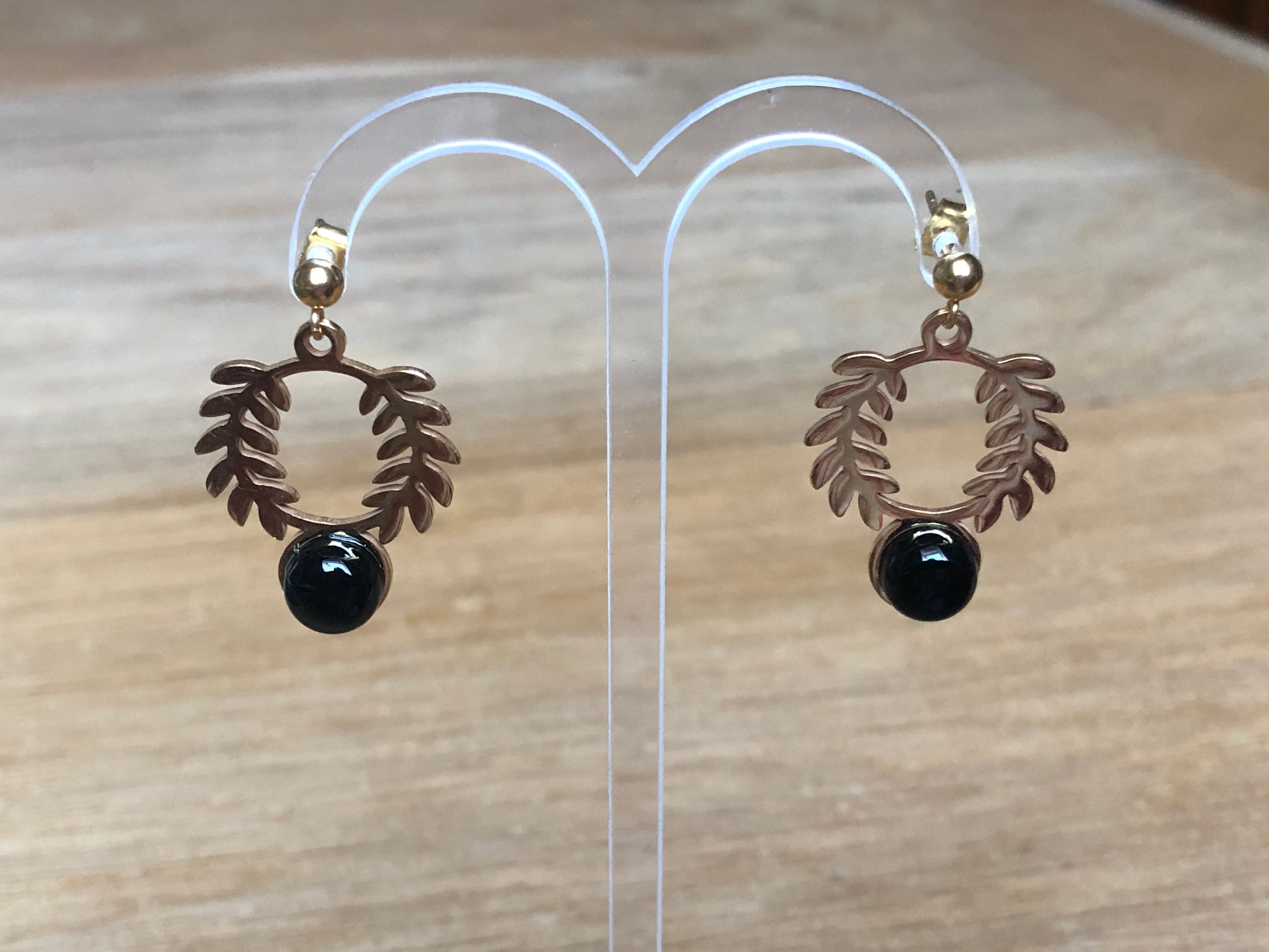 Boucles d'oreilles JADE