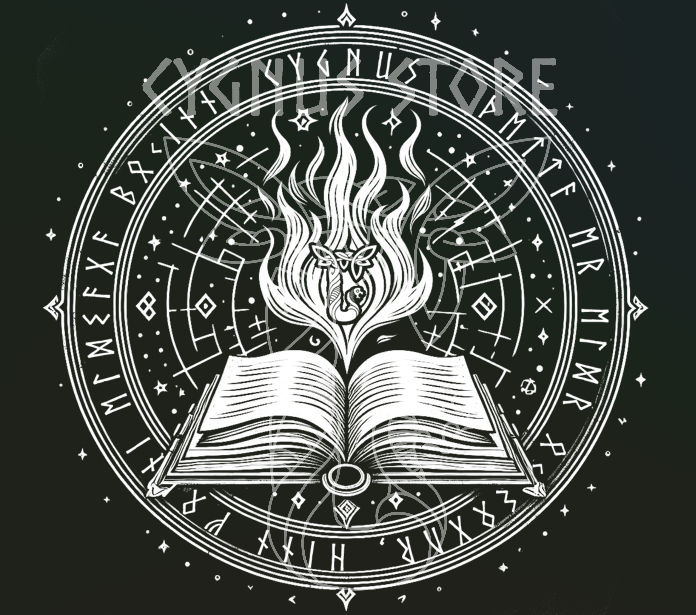 Miniatura: "Fire and Tales" (Variant) Female T-Shirt