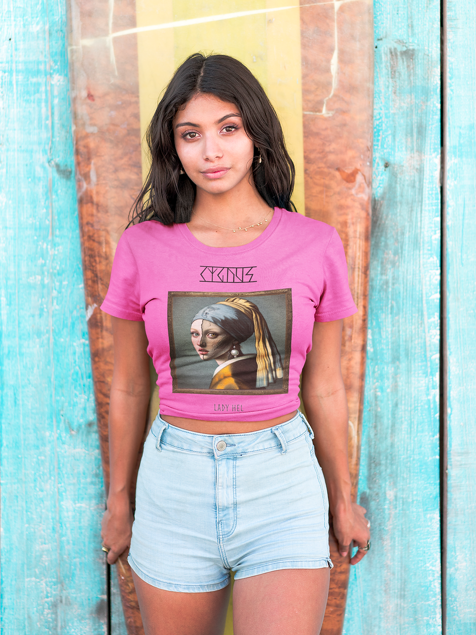 Miniatura: The death lady with a pearl Earring by Johannes Grimmeer CropTop