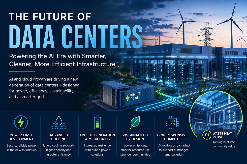 The Future of Data Centers: Why Power, Cooling, and Smarter Infrastructure Will Define the AI Era