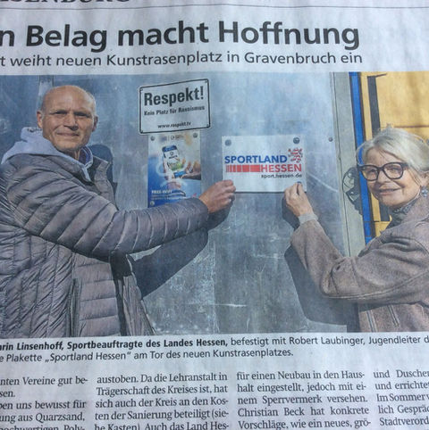 Ein Belag macht Hoffnung