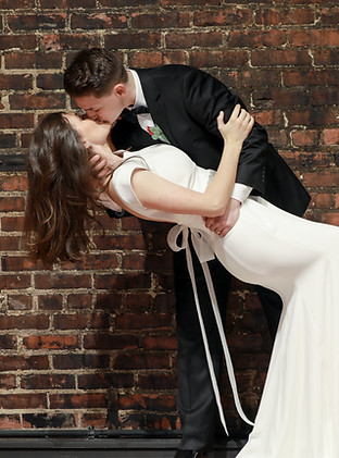 newlywed couple