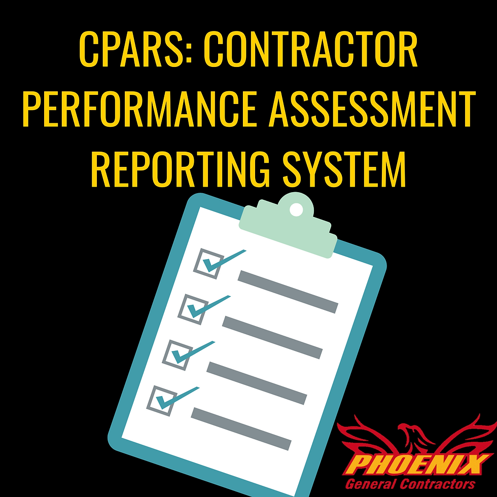 CPARS in government contracting graphic