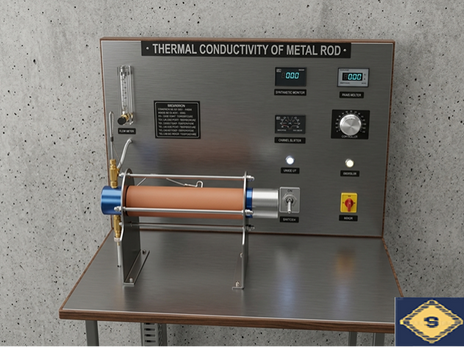 THERMAL CONDUCTIVITY OF METAL ROD