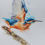 Thumbnail: Large Original Signed & Certificated Watercolour Painting of a Kingfisher