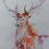 Thumbnail: Large Original Signed & Certificated Watercolour Painting of a Stag
