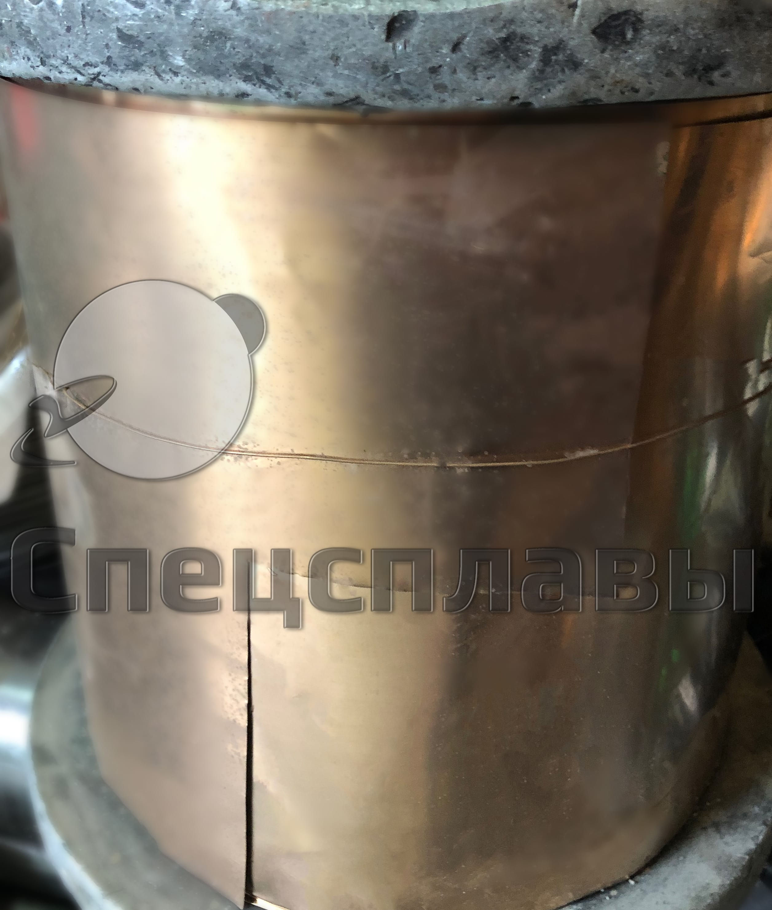 Лента бронзовая БрБ2 ≠0,1 мм