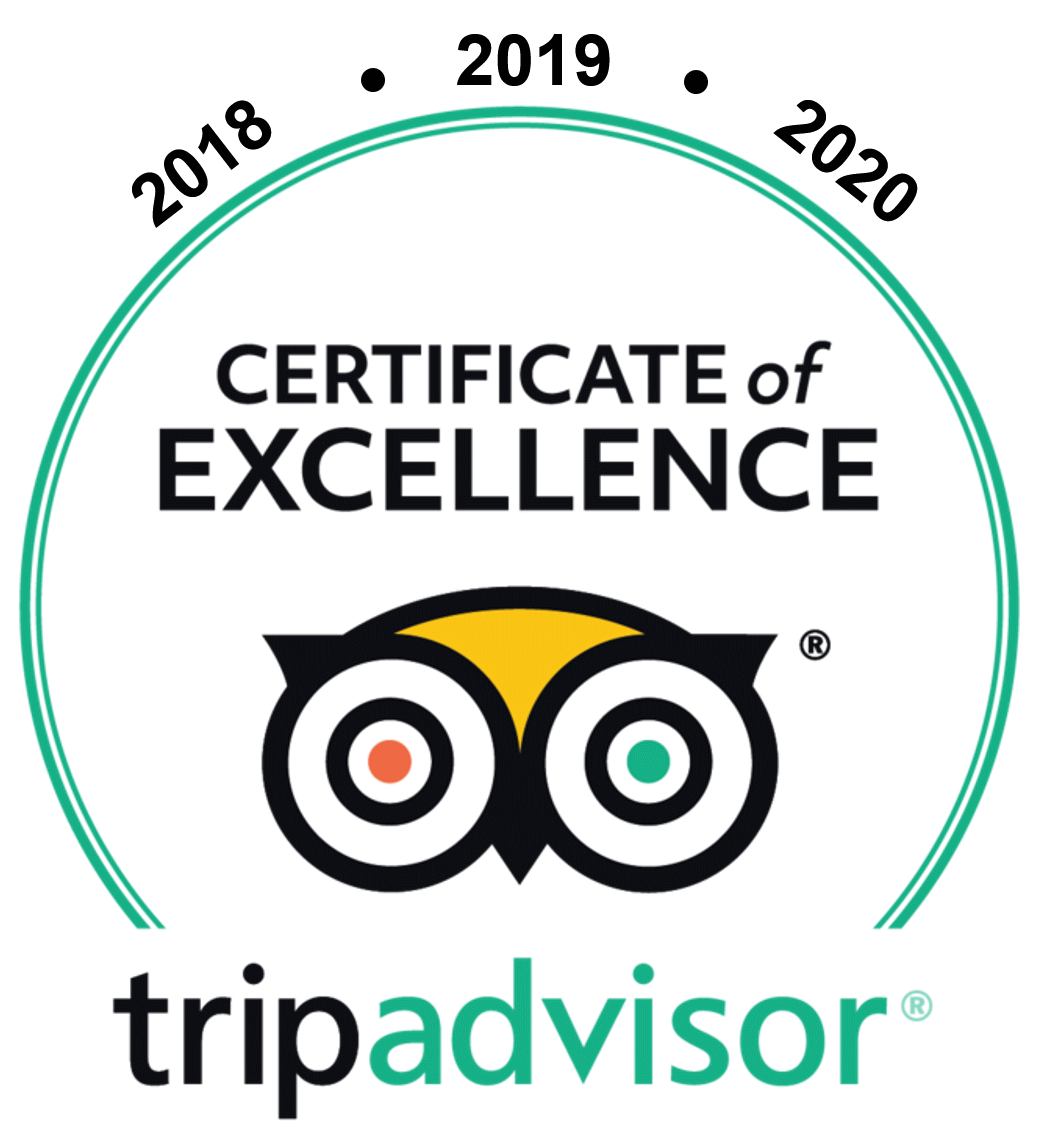 TRIP ADVISOR CERTIFICATE