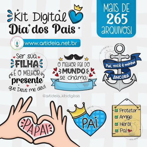 Kit Digital - Dia dos Pais #2 (Completo)