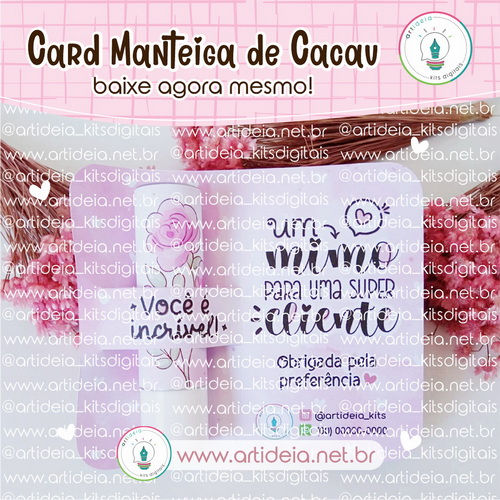 Arquivo Digital - Card Manteiga de Cacau