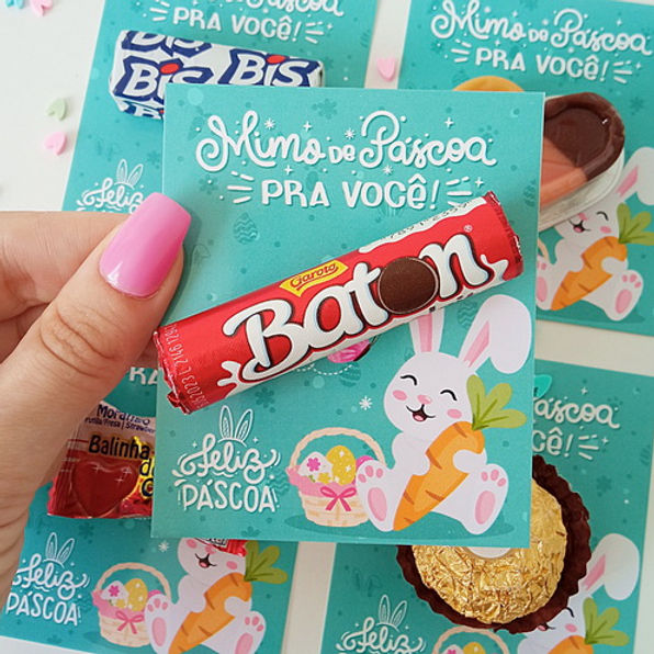 Cartão Páscoa - Mimo de Páscoa pra você! (50 Unidades)