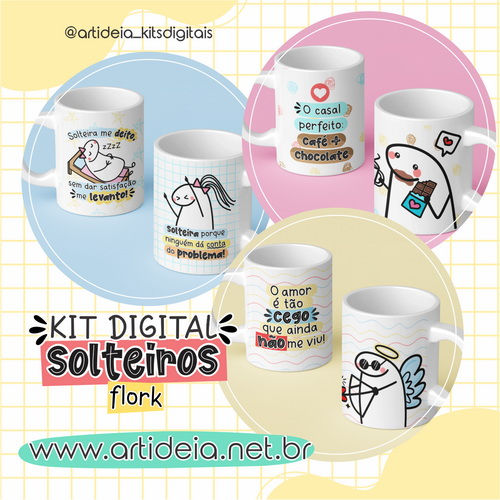 Miniatura: Kit Digital Solteiros (Completo) (Flork)