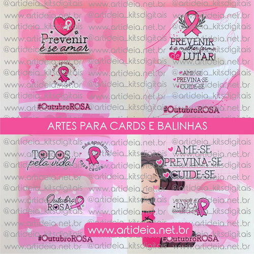 Miniatura: Kit Digital - Outubro Rosa (Completo)