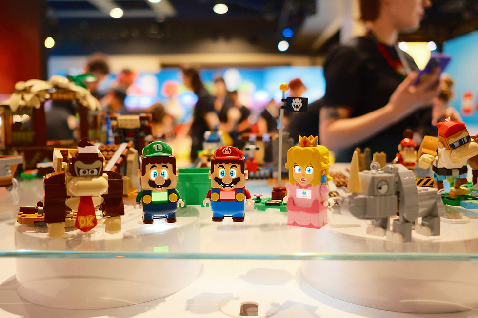 Mario Lego Set at Nintendo Live 2023