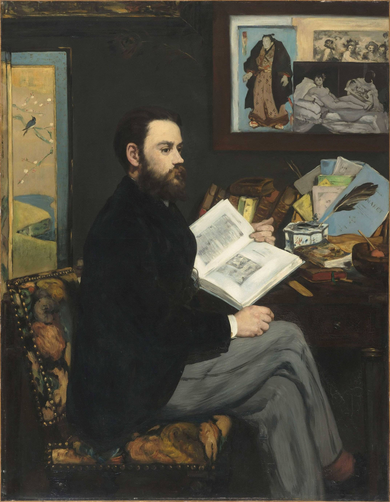 Édouard Manet, Portrait d'Émile Zola
