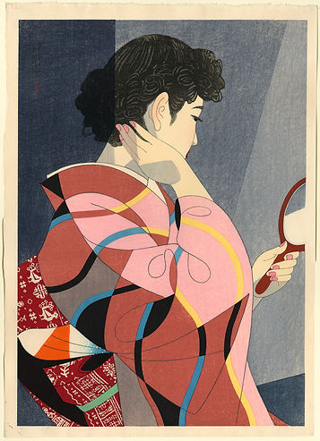 Itō Shinsui (1898–1972) Miroir à main, 1