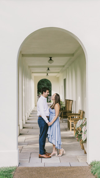Romantic Newfields engagement session