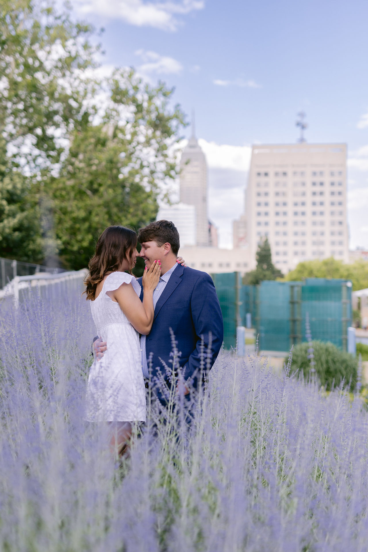 Downtown Indianapolis Canal Engagement Session