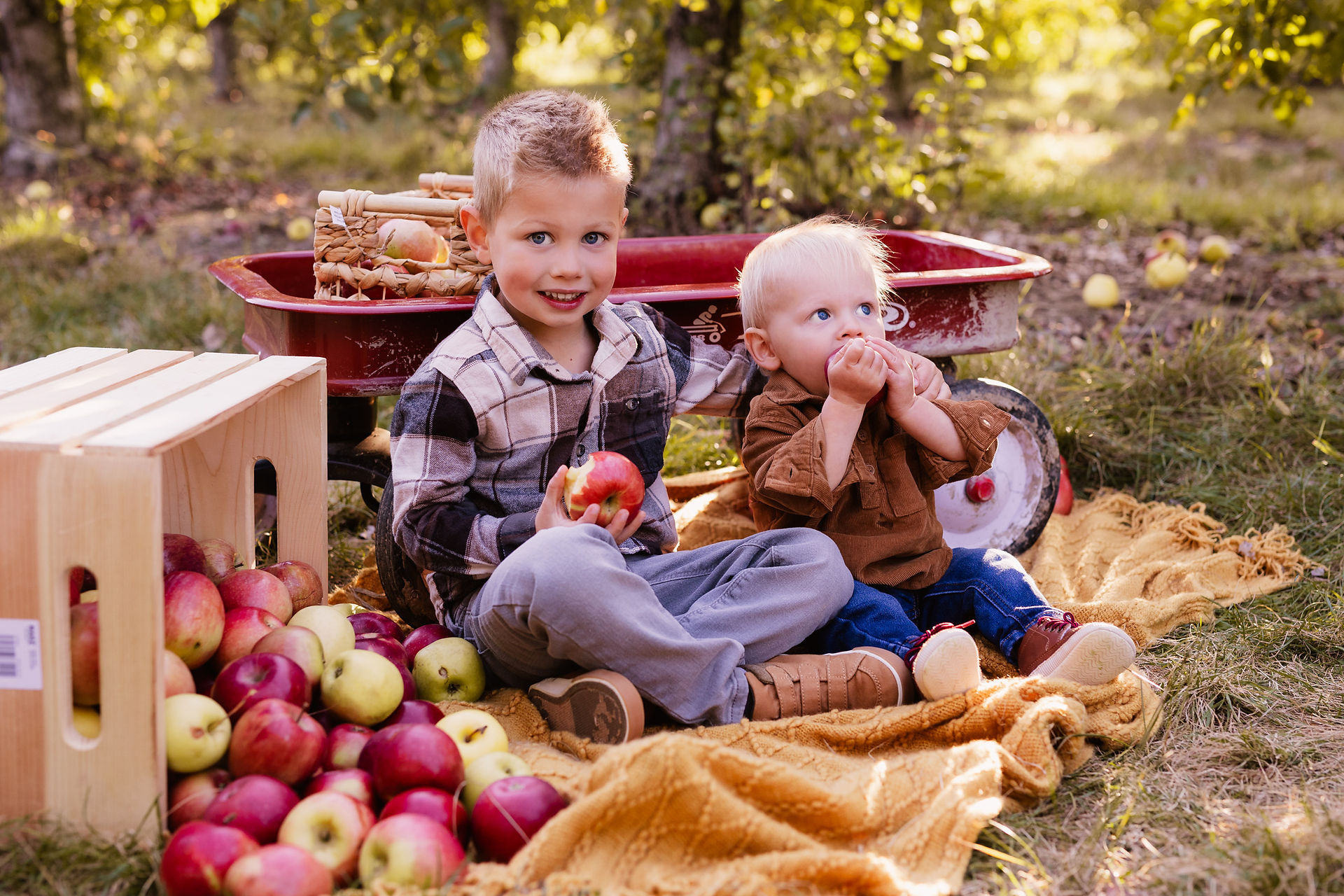 Fall Family Photos At Tuttle Orchard