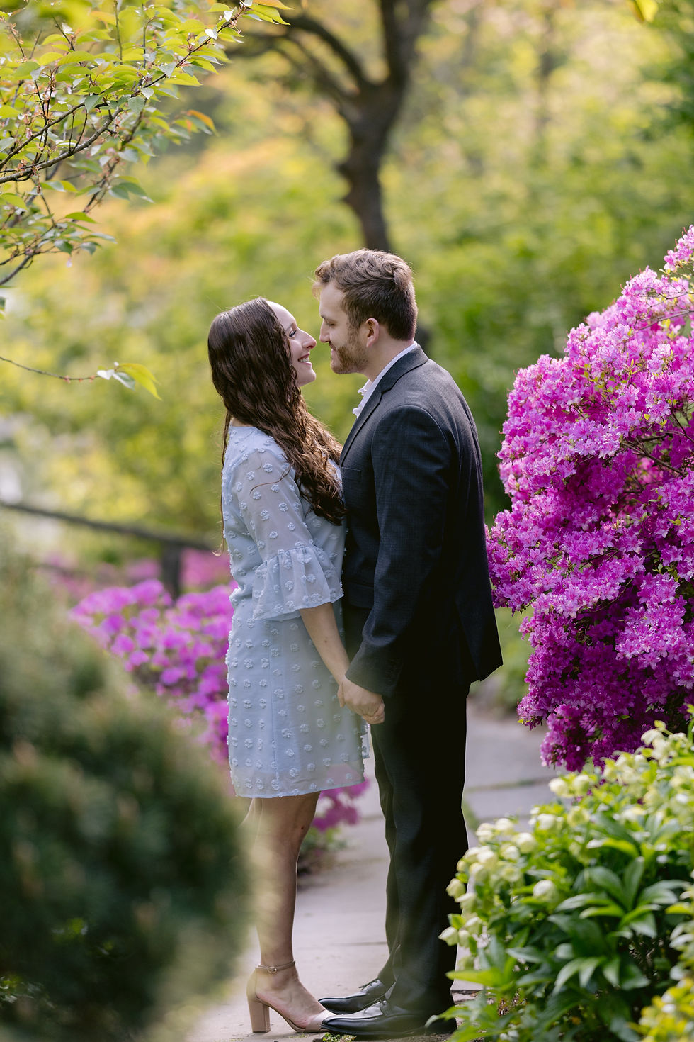 Spring Engagement Session At Newfields