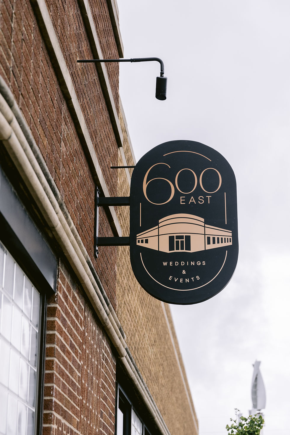 The sign outside of 600 Events