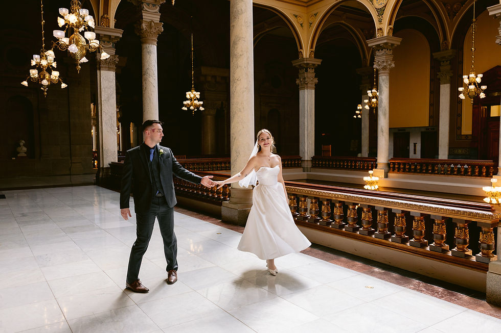 Indianapolis architectural wedding photography