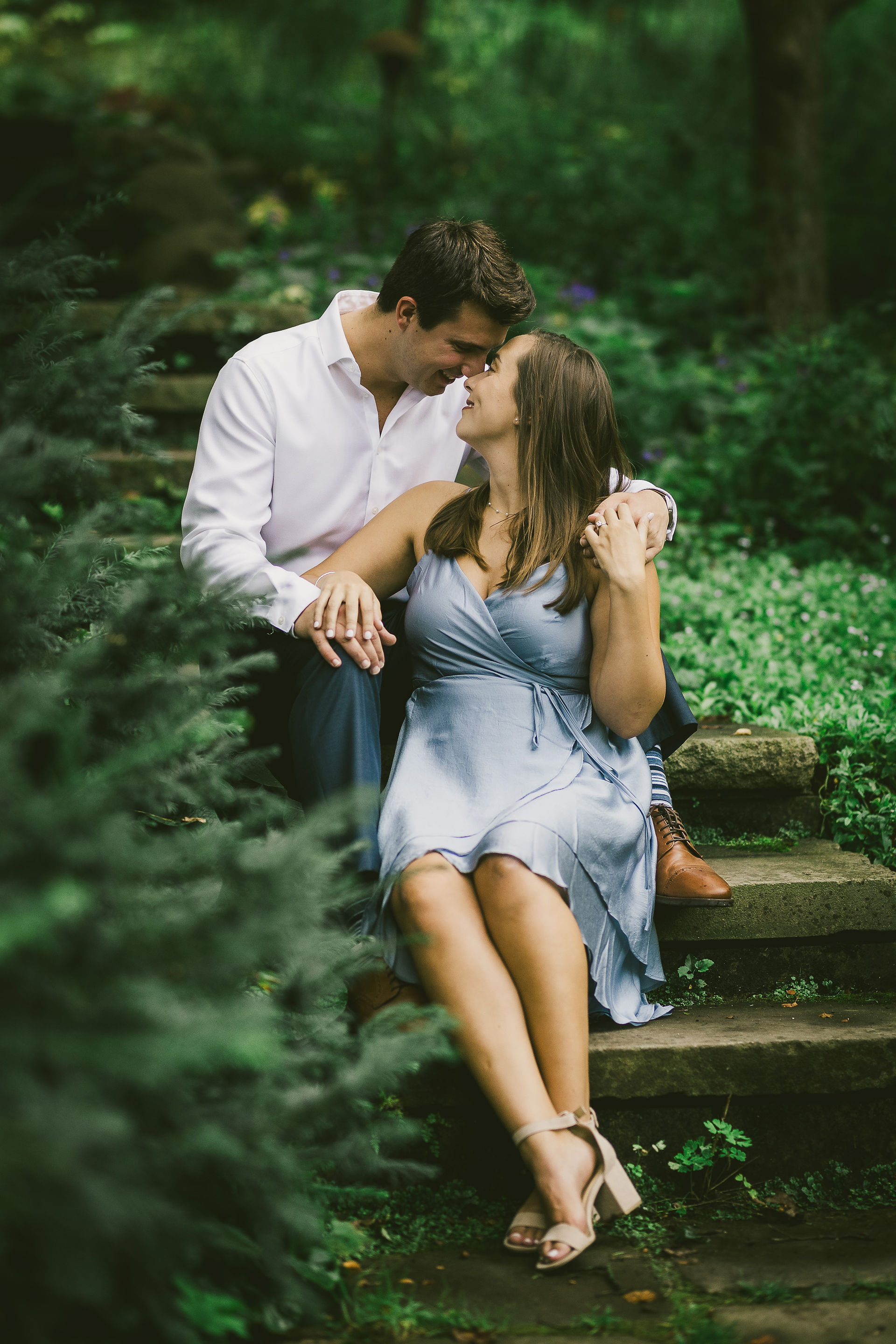 Newfields engagement session