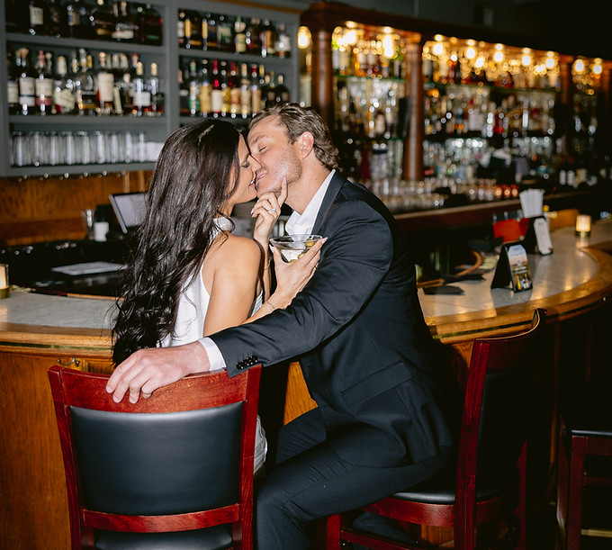Central Indiana engagement photographer capturing natural couple portraits