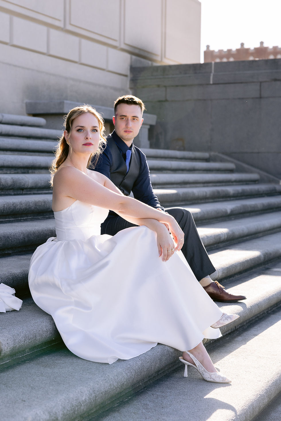 Indianapolis elopement couple portraits
