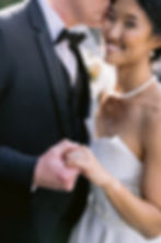 First dance in Ritz Charles Ballroom with romantic lighting