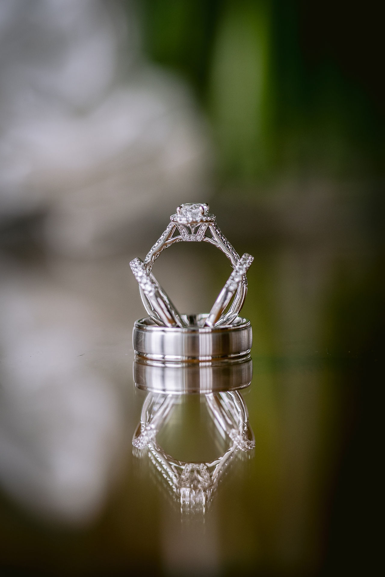 Bride's Details on her wedding day