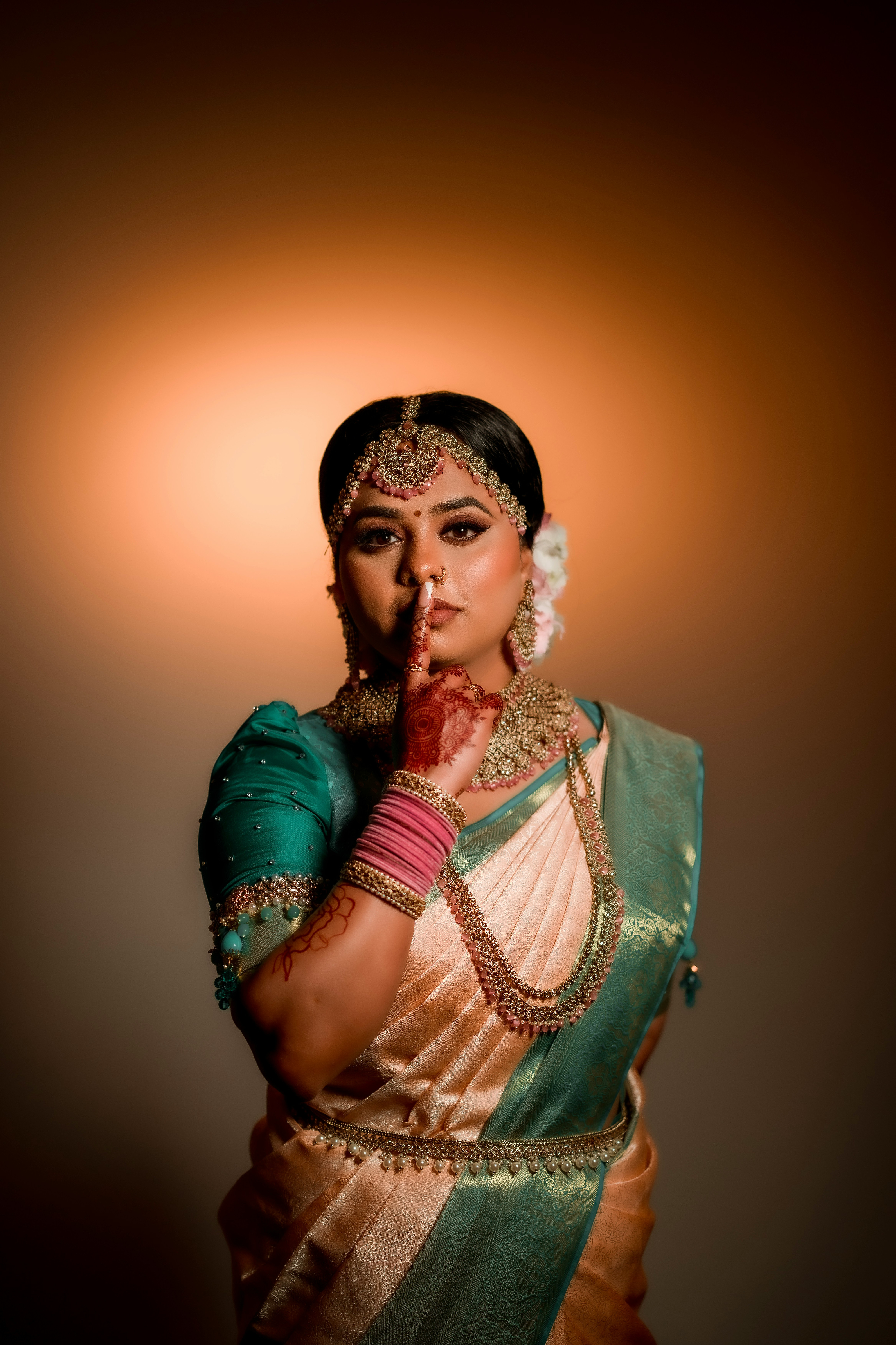 Green Shaded Silk Saree