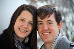 engaged couple