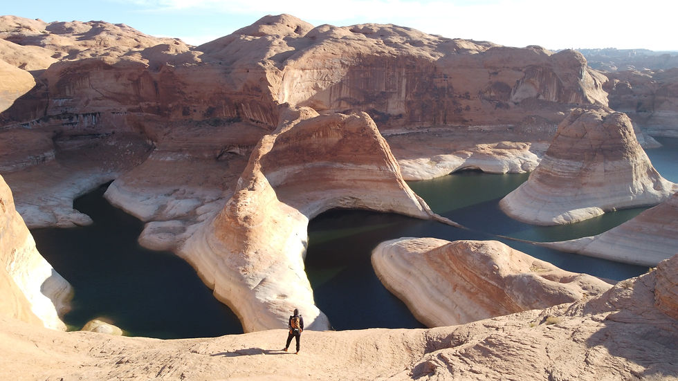Lake Powell in 2021 near Reflection Canyon