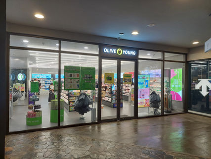 釜山・機張のオリーブヤング東釜山店、スキンスキャンゾーンでChoiceDx肌チェック