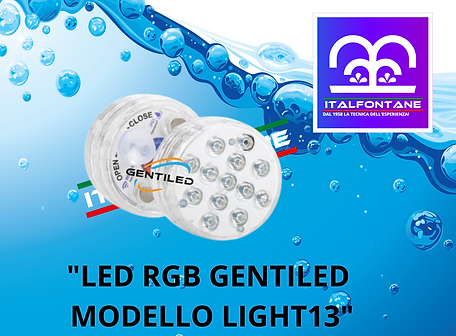Led RGB Gentiled Italfontane Light 13.