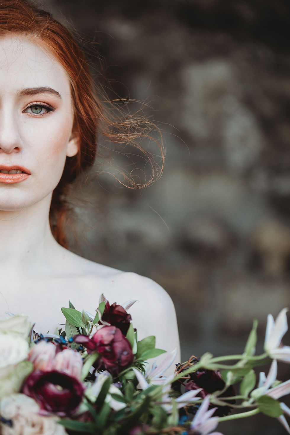 Bridal makeup and hairstyle