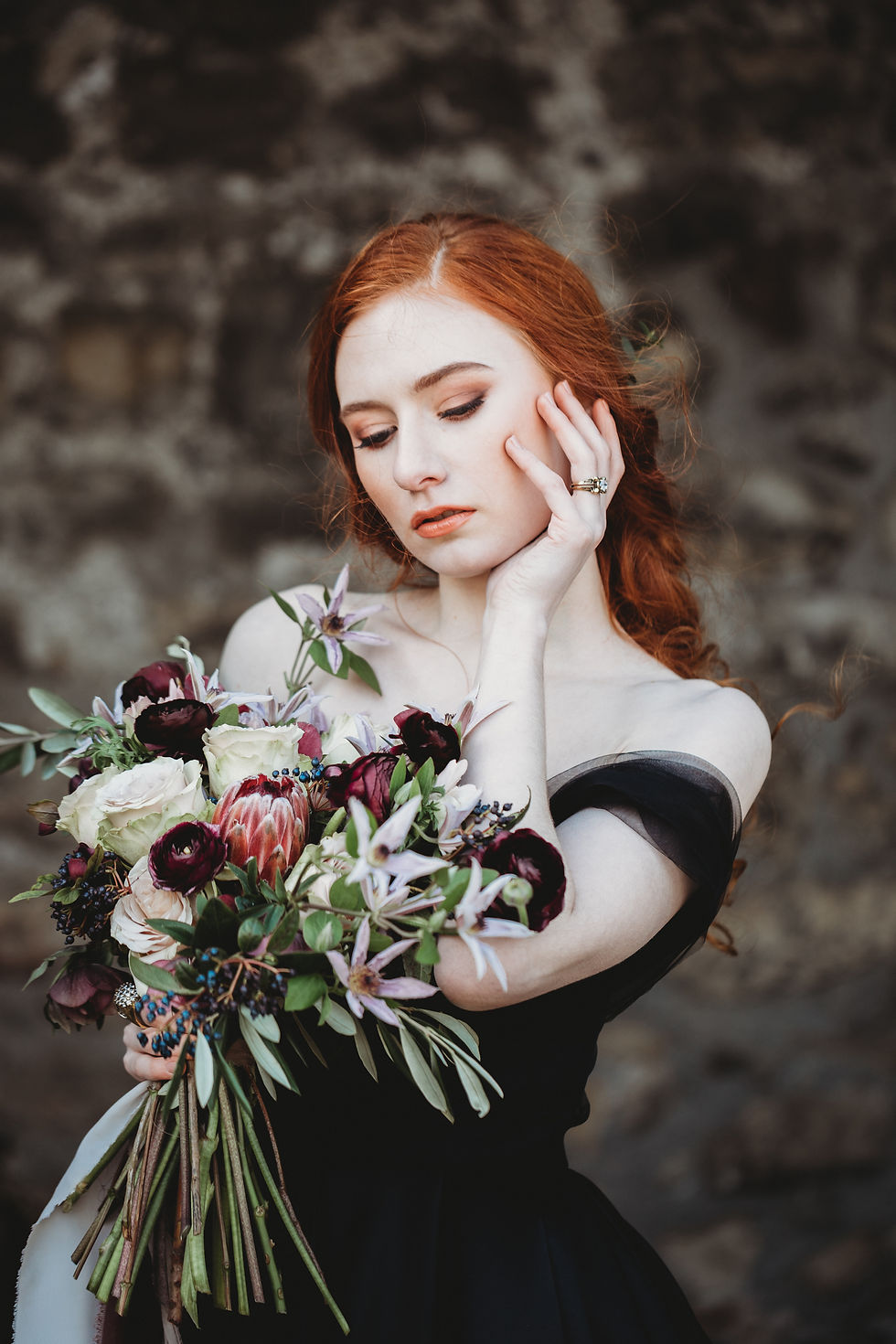 Bridal makeup and hairstyle