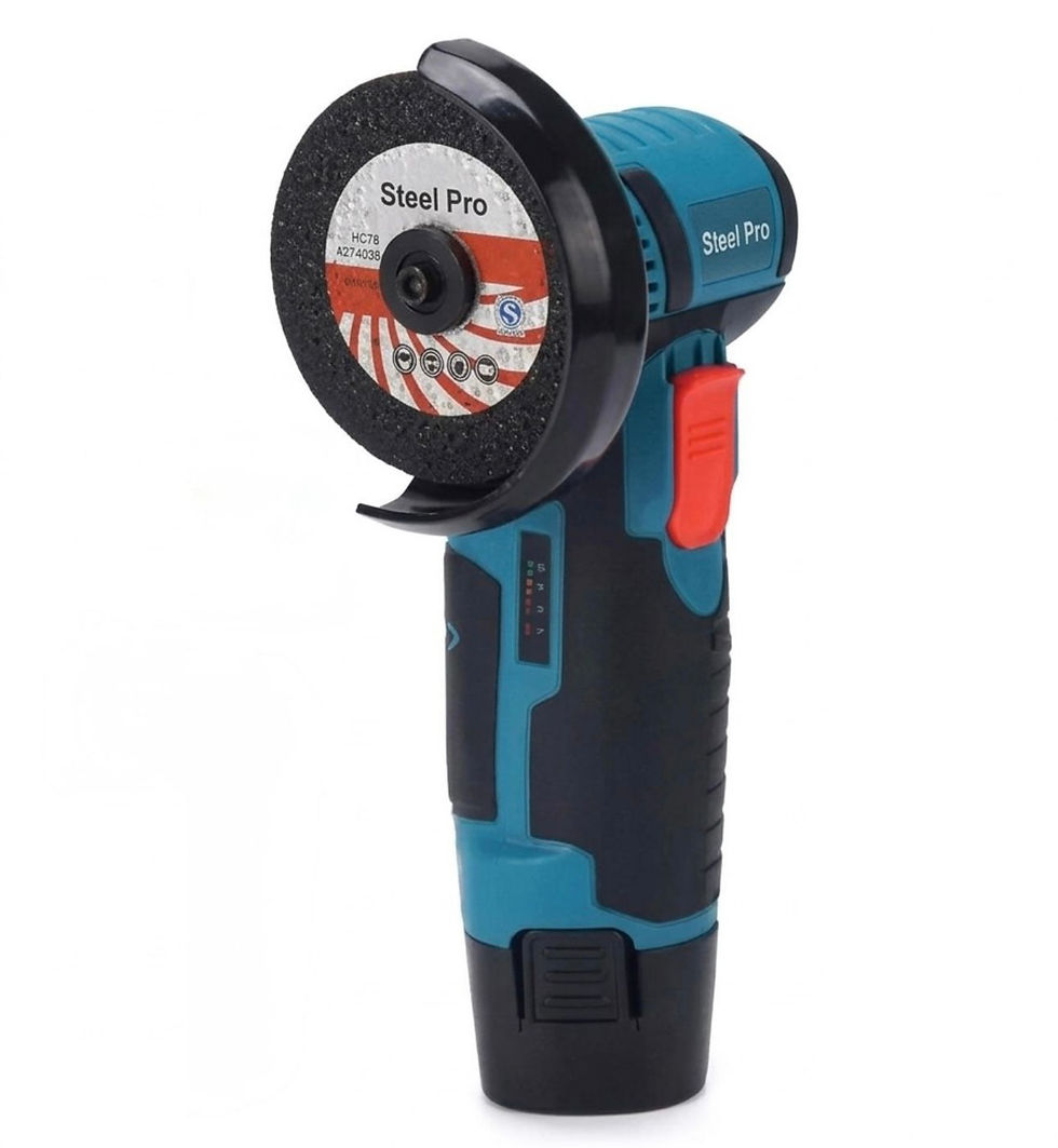 Miniatura: Mini Esmeril Inalámbrico 3 Pulgadas 12V Steel Pro 8000 RPM con Batería