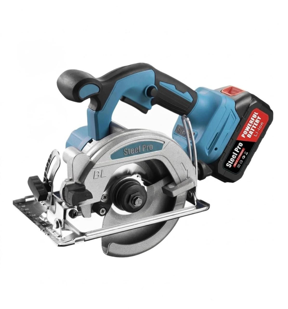 Sierra Circular Inalámbrica 7-1/4” Steel Pro 21V