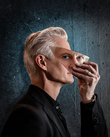 Konceptuell fotografering för föreställningen Mentalisten.