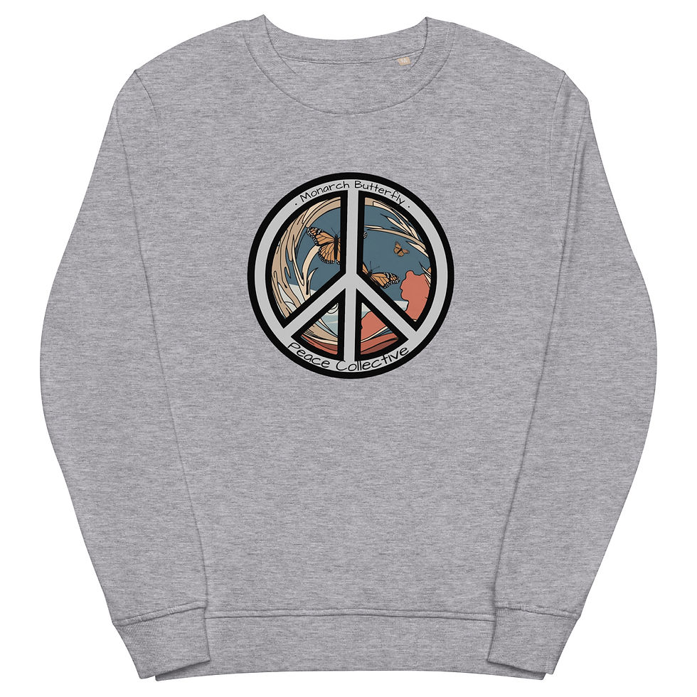 Thumbnail: Butterfly unisex organic sweatshirt