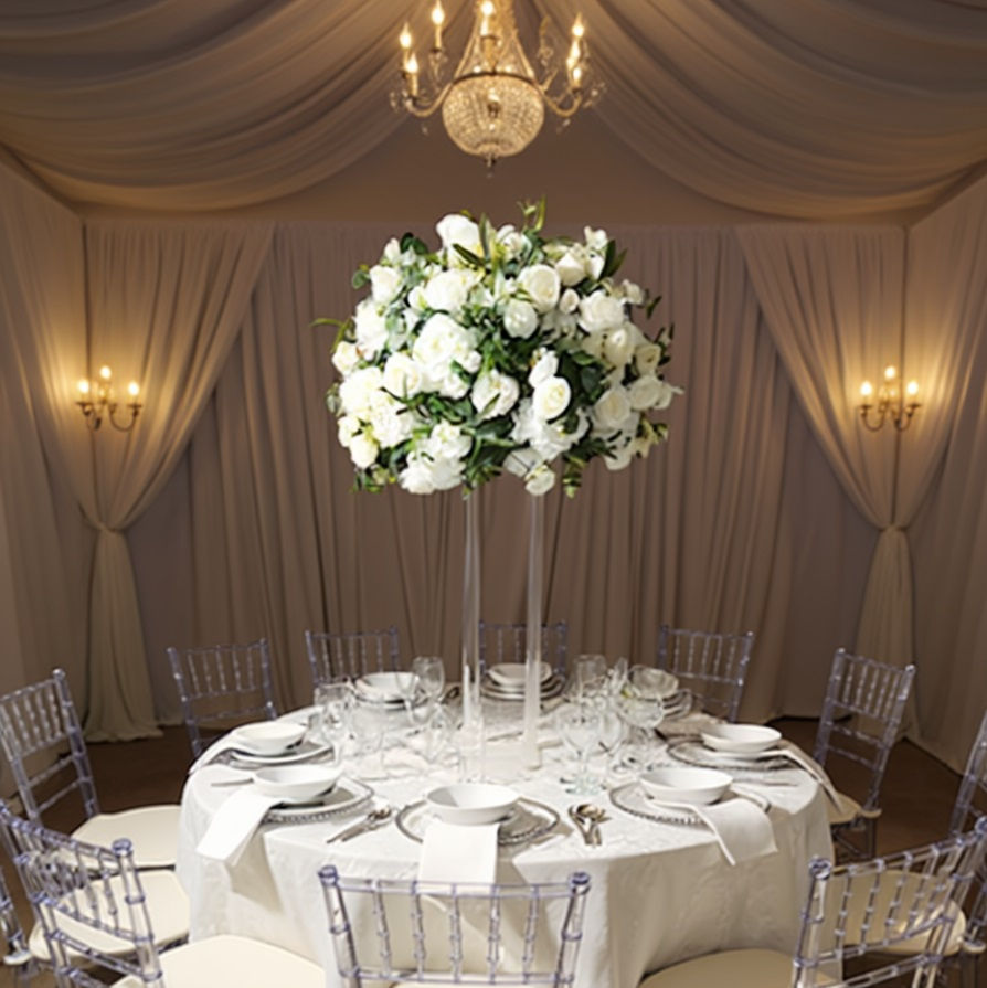 Silk Flower Centrepiece For Hire 60cm