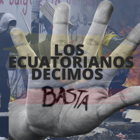 ¡Los ecuatorianos decimos basta!