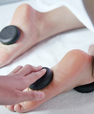 Piedras en los pies